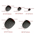 Miniatyrbillede 5 af 5: 10 stk. headset udskiftning cover svanehals svamp skum mikrofon vindue beskytter 5 størrelser DB 31*25*10mm