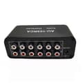 HiFi Stereo RCA Audio Splitter/Selector 1-IN-5-OUT Audio Switcher med volymkontroll js db