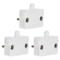 Miniatyrbilde 1 av 4: 3 stk Dørbryter Automatisk Lysbryter Berøringslampe Elektrisk Lysbryter db White 1 3.30X2.30X1.00CM