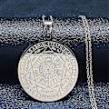 Miniatyrbillede 1 af 4: Syv Ærkeengle Amulet Rustfrit Stål Halskæder Mænd Segl af Salomon Talisman Halskæde Beskyttelse Smykker Krave Hombre_lldxm Db qianA 50cm O GD