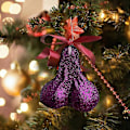 Miniatyrbillede 1 af 5: Julekugle-Vedhæng Kreativ Juletræ Hængende Pynt Dekoration [DB] purple
