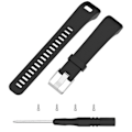 Miniatyrbild 3 av 4: Mjukt klockarmband Ersättning för Garmin Vivosmart HR+/Approach X10/X40 [DB]