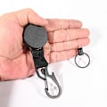 Miniatyrbilde 3 av 5: Uttrekkbar nøkkelring, merkeholder for nøkkelkjede, tykkere wire, skrudd fast Cl [DB]