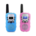 Miniatyrbilde 1 av 4: T388 Walkie-talkie for barn, 1 par, 2-5 km lang rekkevidde, kommunikasjonslykt, lekegave til barn i alderen 3-12 år, bursdagsgave til barn, familie, db
