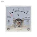 Miniatyrbild 1 av 5: 91C4 DC Voltmeter Analog Panel Spänningsmätare Mekanisk Pekartyp 3/5/10/ [db] 0-20V