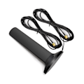 Miniatyrbilde 1 av 5: GSM 4G 5G Antenne 600-6000MHz 12DBi Høy Gevinst Omni Magnetisk Base Antenne for CPE (SMA Hane) db Black