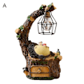 Pikkukuva 1 / 5: Piirretty Totoro -muotoinen LED-yövalolamppu Resin Koti Näyttö Malli Muotti Koriste [DB] A