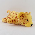 Miniatyrbillede 3 af 5: Dinosaur Plys Legetøj med Bomuldsfyld - Triceratops [DB] Orange Leopard 60cm