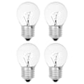 Miniatyrbillede 1 af 4: 4 stk. Glødetrådslampe Pære Glas Glødepærer E27  Wolfram Glødetrådslamper DB 7.7*4.5CM