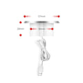 Pikkukuva 2 / 5: 5 cm:n pöytäreiän USB-virtapistoke, 2 tuuman upotettu virtapistoke USB-läpivienti [DB] White