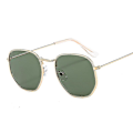 Pikkukuva 2 / 4: Merkkisuunnittelijan Neliömäiset Aurinkolasit Miehille Muodikkaat Peili Retro Aurinkolasit Miehille Vintage Varjot Klassiset Metalli Polygoni Oculos De Sol db Gold Gray other