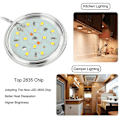 Miniatyrbild 5 av 5: 4 st Caravan RV Inredningsbelysning Ljus Van Båtbelysning LED 12V Camping Inredningsbelysning db White