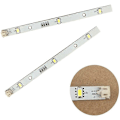 Miniatyrbilde 4 av 4: 2x LED Lysstripe for Kjøleskap Fryser Rongsheng Hisense Logik Mddz-162a 1629348 Walkbee [DB]