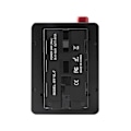 Miniatyrbillede 4 af 5: Strømadapter Monteringsplade til Mini Nano V/V Mount Batteri til NP-F NP-F960 NP-F970, D-Tap til Kamera/ [DB] Black