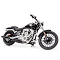 Pikkukuva 4 / 4: Maisto 1:18 Harley-Davidson 2016 Breakout Die Cast -ajoneuvot Keräilyharrastukset Moottoripyörämallin lelut db Metal red