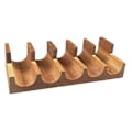 Miniatyrbilde 3 av 5: Treholder for Sushi, Serveringsfat for Sushi, Serveringsfat Stativ, Taco Stativbrett for Samlinger Restaurant [DB] Wood 5 Grid