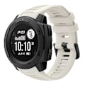 Miniatyrbillede 3 af 5: Silikone Urrem Udskiftning til Garmin Instinct - Grå [DB] Multicolor White