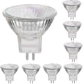 12V 35W Halogenlampor GU5.3 Spotbas Warmvit, Dimbar, 8-pack DB