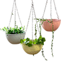 Miniatyrbillede 3 af 5: Sæt med 4 Macramé plante reb ophæng, Macramé planter hængende potteholder, store hængende potter [DB]