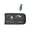 Miniatyrbilde 1 av 5: 5pin S810 E-sykkelmåler LED-skjerm Ip65 36v Uart for elektrisk sykkel Elektrisk sykkelmåler(36v)