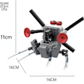 Miniatyrbilde 2 av 5: Skibidi Toalett Leke Byggekloss Titaner Kamera Mann Tv Mann Kameramann Speakerman Skibidi Toalett Klokke Mann Titaner Drill Speaker Db Building Block6