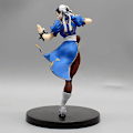 Miniatyrbillede 5 af 5: 18cm Street Fighter Figurer Chun-li Pvc  Action Figurer Chun Li Kampstatue Dekoration Dukkesamling Model Legetøj Gave [DB] 18cm with box