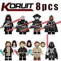Miniatyrbillede 1 af 5: 8 stk. Star Wars-serie figurer samlet mini byggeklodser actionfigurer legetøj Db