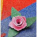 Miniatyrbild 5 av 5: 10-pack A4 2mm glitter EVA-skumark för pyssel och scrapbooking, färgblandning, glitter