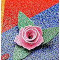 Miniatyrbillede 5 af 5: 10 stk. A4 2mm glitter EVA-skumark til håndværk og scrapbooking, farvemix, glitter