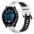 Pikkukuva 4 / 5: Silikoninen kellonranneke Garmin Forerunner 965/255/Vivoactive 4/Venu 2 -kelloon 22mm, kaksivärinen [db] Multicolor Style D