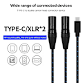 Pikkukuva 2 / 5: Type-C - 2XLR-kaapeli UsbC - 2XLR-sovitinjohto äänilaitteille Db 50cm