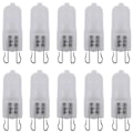 Miniatyrbild 1 av 5: 10x G9 Halogen Varmvit Kontorskapsel Frostat Lampa Glödlampa 40w 230v Y db as shown