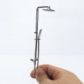Pikkukuva 4 / 5: Farfi Moderni tyyli nukketalo seos suihkupää malli Diy miniture kylpyhuone tarvike db A