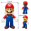 Pikkukuva 4 / 4: 3 kpl/setti Mario Bros -hahmot Yoshi Mario Luigi Kakunkoristeet Piirrettykokoelma Leikkisetti Lelut Koriste Dekoraatio db 3PCS
