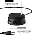 Miniatyrbilde 2 av 5: Usb-kontrollerkabel for A10 A40 Qc35 Ii Qc45 Gaming-headset Dc5v0.3v [DB]