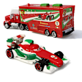 Pikkukuva 1 / 3: Autot Elokuva Mcqueen & Kuningas & Chick Hicks & Mack Rekka Setä Diecast Ajoneuvo Lelut Setti DB E