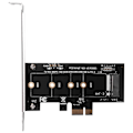 Pikkukuva 1 / 5: Kortit Pcie To M2 Adapter Pci 3.0 X1 To Nvme Ssd M2 Pcie Raiser Adapter Tuki 2230 2242 2260 2280