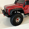 Pikkukuva 4 / 5: 1/10 malli auton alumiiniseos mutteri kiipeily pyörän napa mutteri Scx10 90046 -4, punainen