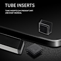 Miniatyrbillede 3 af 5: DB 100 stk. Plastik Firkantrørsindsatser Endepropper 20 mm x 20 mm Sort black