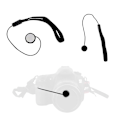Miniatyrbilde 5 av 5: Anti-tapt Anti-Lost Wrist Strap Snøre For Slr Kamera 5stk Linsedeksel Tau [DB]