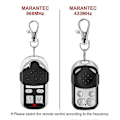 Miniatyrbillede 2 af 3: Klon af Garagedørsfjernbetjening Marantec 868 Mhz / 433mhz Til Digital D302 D304 D313 433 D323 D382 D384 131 db 433mhz MARANTEC