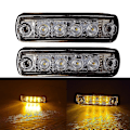 Miniatyrbilde 1 av 5: 2 stk. 24V LED solskjermlys for MAN TGX TGL TGS lastebil Solskjermlampe OEM 81252606121 Man førerhuslys [DB] 2Pcs Amber A