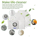 Miniatyrbild 4 av 5: För Ecovacs Deebot X1 Omni dammsugarpåsar tillbehör robotdammsugare Db White