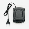 Miniatyrbillede 2 af 5: Oplader til Lithium 18v 21v Batteri Anvendelig til Akku Boremaskine Slibemaskine Elektrisk Værktøj EU Stik [DB] black