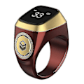 Miniatyrbild 2 av 3: Smart Tasbih Räknarring För Muslimer Zikr Digital Tasbeeh 5 Bönestunder [DB] Coffee