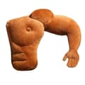 Pojkvän Kudde Muskel Arm Brun Säng Sovkudde [DB]