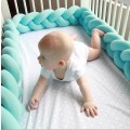 Miniatyrbillede 1 af 2: Rl Baby Polstring Vævning Knyttet Bold Pude Twist Flet Baby Seng Søvn Kofanger Dekoration Seng Surround