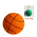 Miniatyrbild 1 av 5: Tyst basketboll av skumgummi för inomhusträning, storlek varierar, nätset Db orange24cm