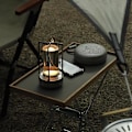 Miniatyrbillede 4 af 5: Krystal Lanterne Lampe, Krystal Bordlampe Genopladelig, Krystal Touch Lampe, Bærbar LED Skrivebordslampe, Ledningsfri Bordlampe db Black