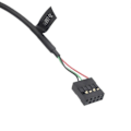 Miniatyrbild 2 av 5: Länk USB-kabel Sladd Tråd För Nzxt Kraken X73 X53 X63 CPU Vattenkylare Svart [Db] 90 Degree Connector